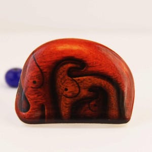 Elephant brooch pin Animal brooch pin Animal jewelry Elephant jewelry Brown elephants clay elephant