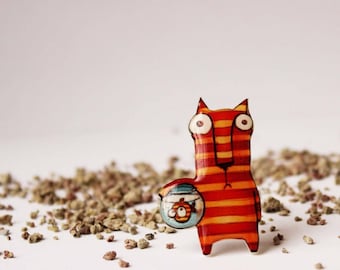 Animal lover gift cat enamel pin cat lover gift cat gift cat button cat pin cat brooch cat jewelry enamel button cat badge animal pinц