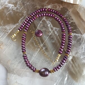 Pink Pearl Choker/ Special Occasion Jewelry