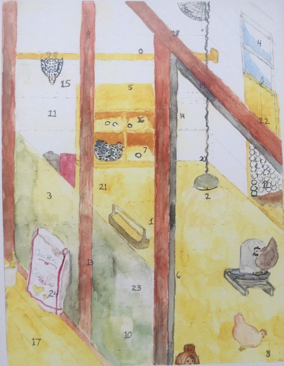 Chicken Advent Calendar Etsy