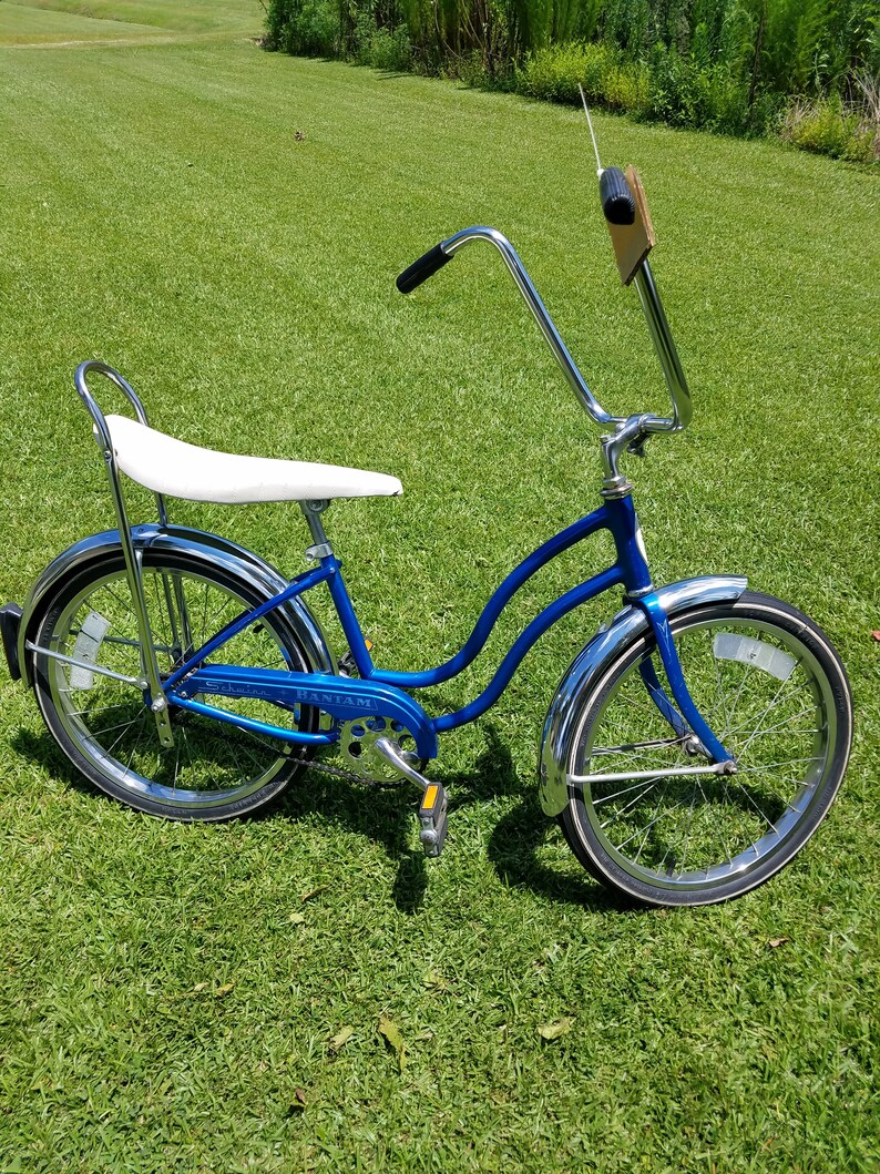 Blue Bantam Schwinn Banana Seat Bicycle Image 0