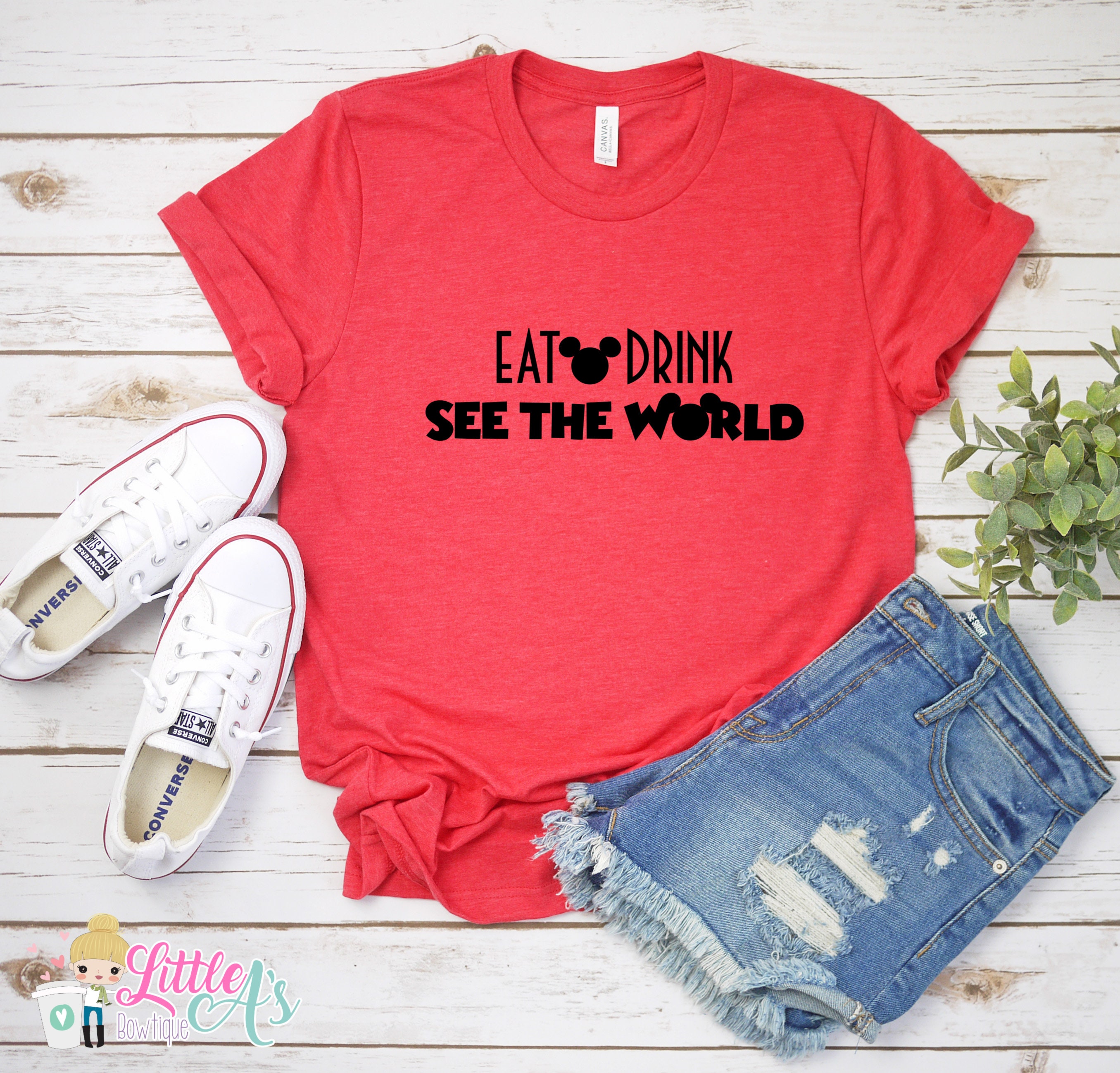 Epcot shirt Eat drink see the world Drink around the world Etsy