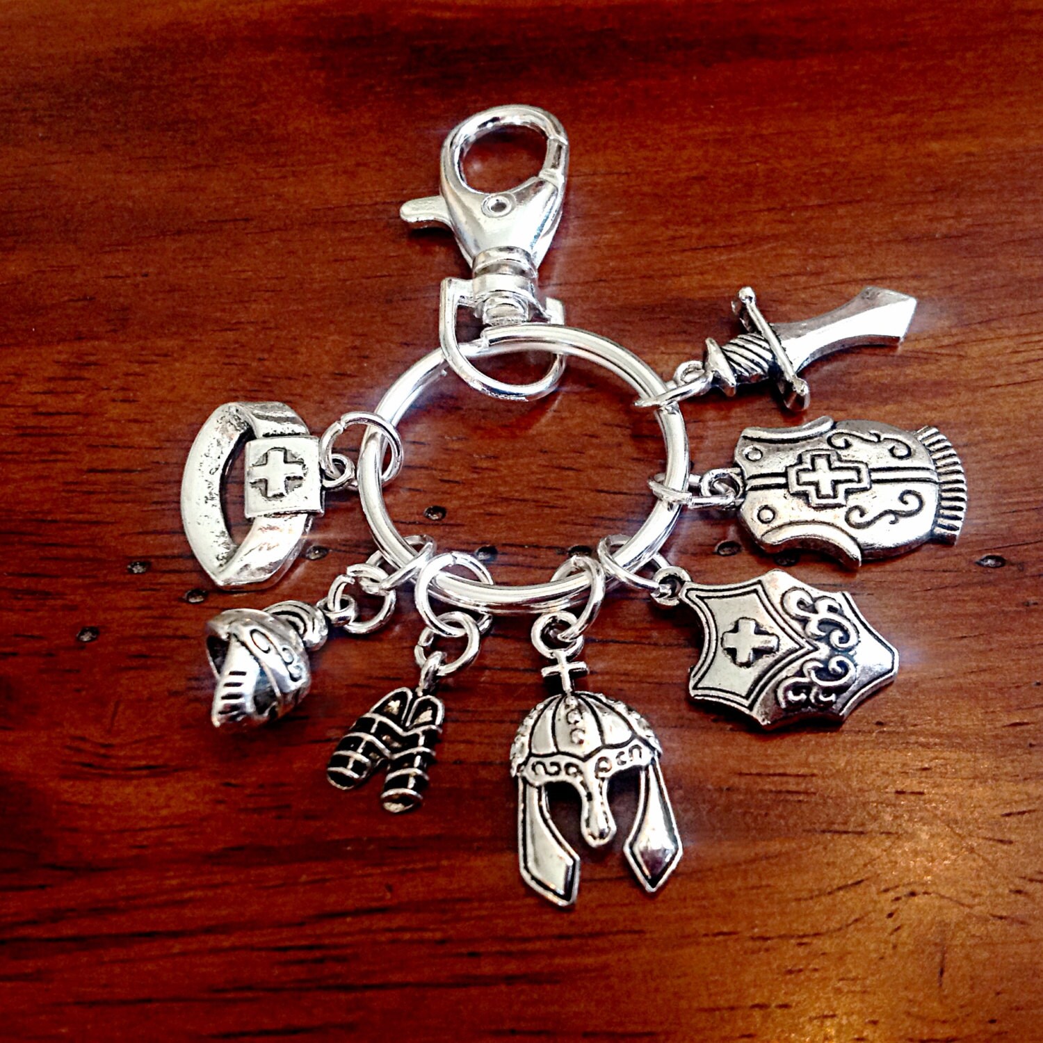 Keychain Armor of God Keychain Full Armor of God Keychain Etsy