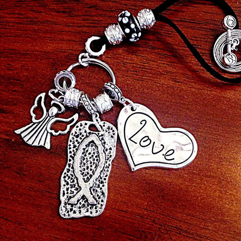 Car Accessory Rearview Mirror Charm Rear View Mirror Charm Etsy