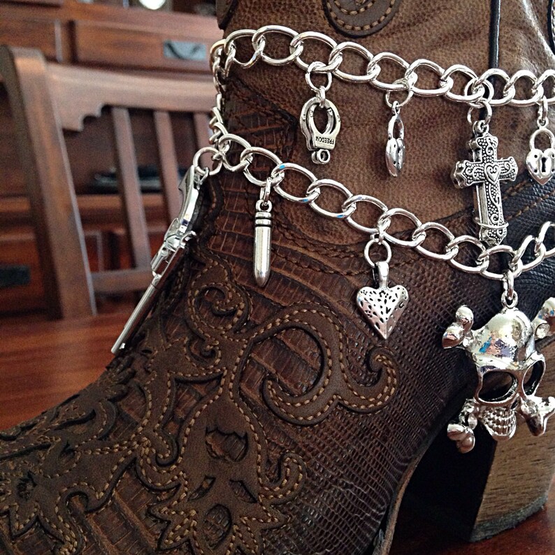 Boot Jewelry Boot Bracelet Boot Bling Boot Charm Christian Etsy