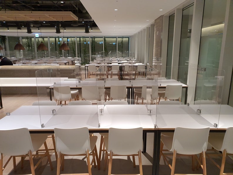 Plexiglass Table Dividers for Restaurant School cafeteria Etsy