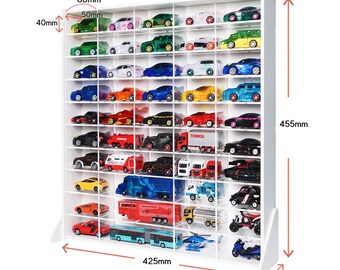20er-Set PVC-Displayboxen Für 1:64 Spielzeugautos – Perfekt Für Tomica, Hot Wheels & Matchbox