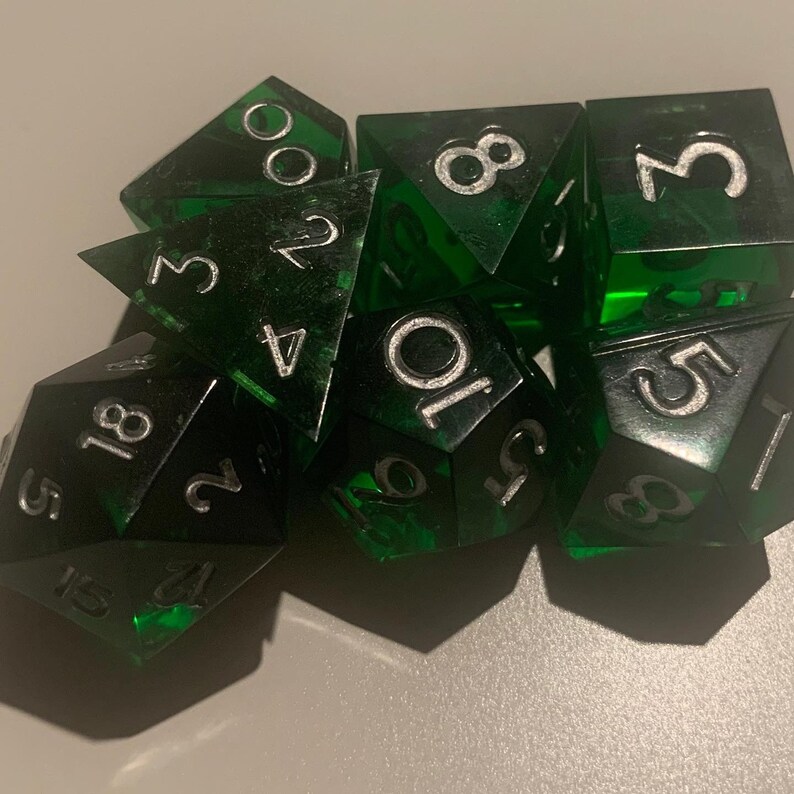 Slytherin Haus Themen Würfel Set | Etsy