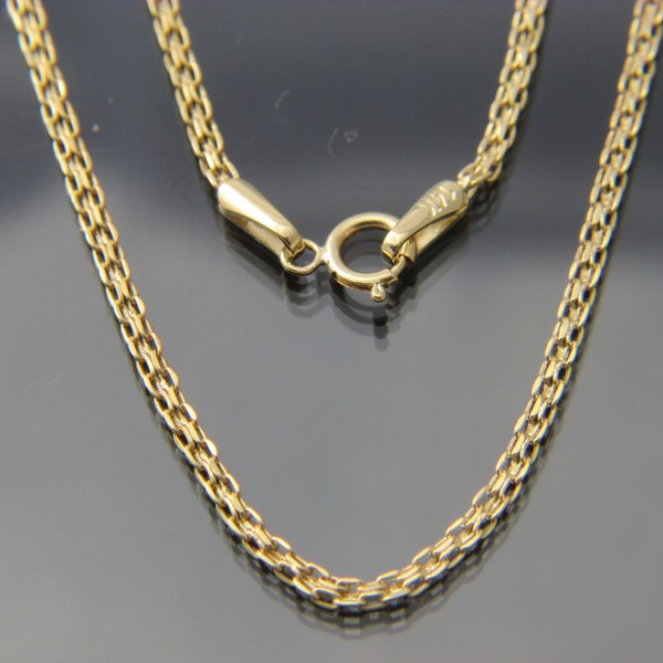 Real 14k gold Bismarck Necklace