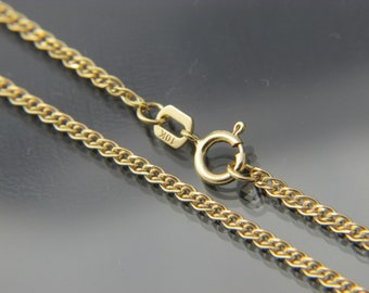 10kt yellow gold 1.75mm Nonna chain necklace pendant chain 16",18",20",22",24"(WHOLESALE PRICE)