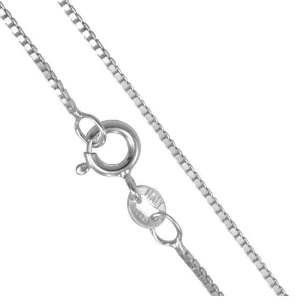 LOT of 10 Box necklaces Solid 925 sterling silver necklaces wholesale pricing 18inch chains