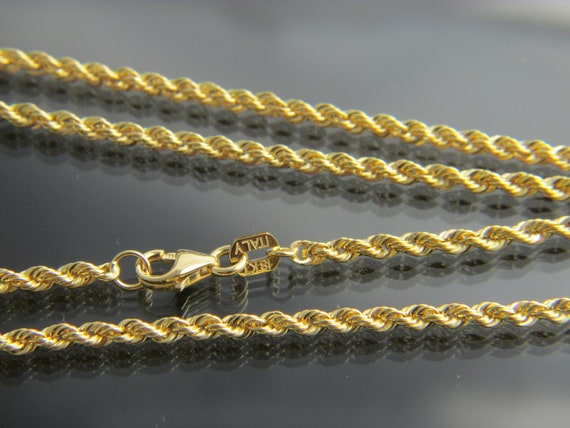 Gold rope chain price deals