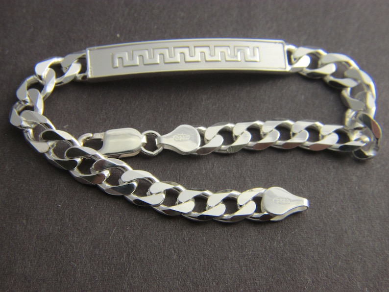 9" Mens 11mm Solid Miami Cuban Curb Chain ID Bracelet Real 925 Sterling Silver E
