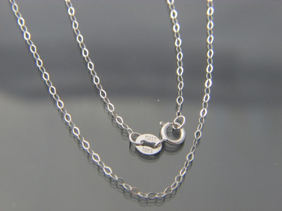 10kt white gold fancy link chain necklace pendant chain 16",18",20",22",24"(WHOLESALE PRICE)
