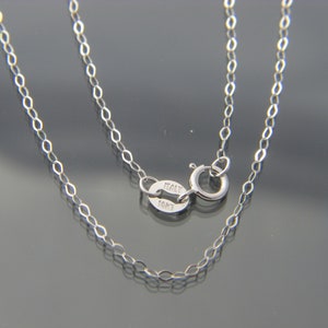 10kt white gold fancy link chain necklace pendant chain 16",18",20",22",24"(WHOLESALE PRICE) image 3
