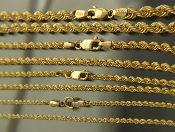 Rope Gold Chain (2.5mm) Gold / 16