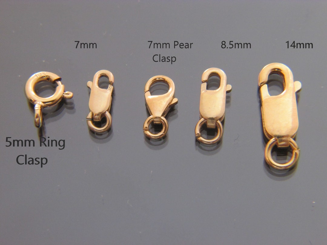 Gold lobster claw clasp deals
