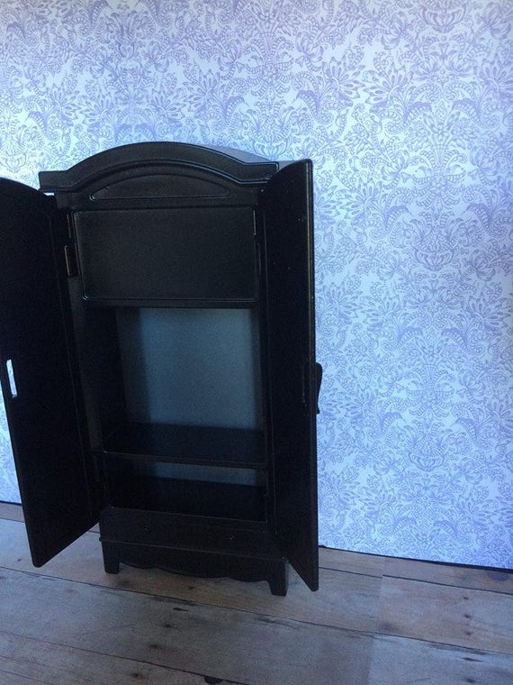 Fashion Doll Upcycled Cabinet Armoire For Diorama Or Display Etsy