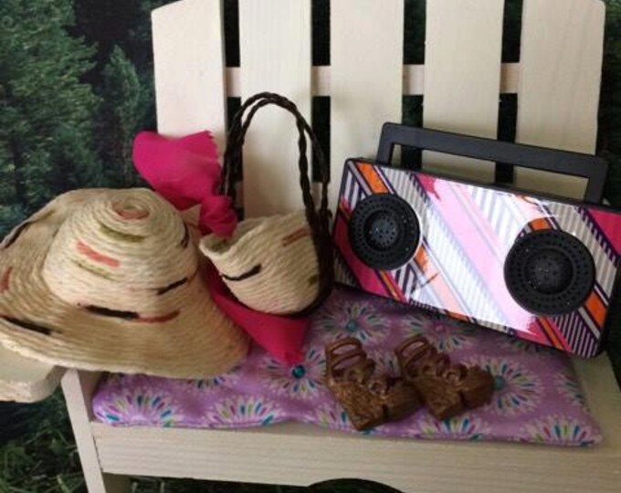 Barbie Doll Size Accessories Set Hat and Matching Bag Shoes Etsy