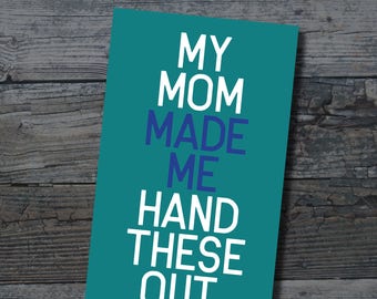 Personalized Funny Valentines • INSTANT DOWNLOAD Classroom Valentine Cards Printable