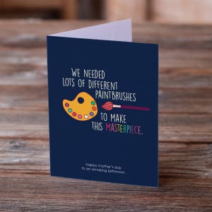 INSTANT DOWNLOAD - Birth Mom Happy Mother&#39;s Day Greeting Card - Birth Mothers