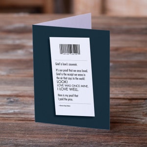Carte de sympathie de deuil - Carte d'empathie - Glennon Doyle Melton Citation