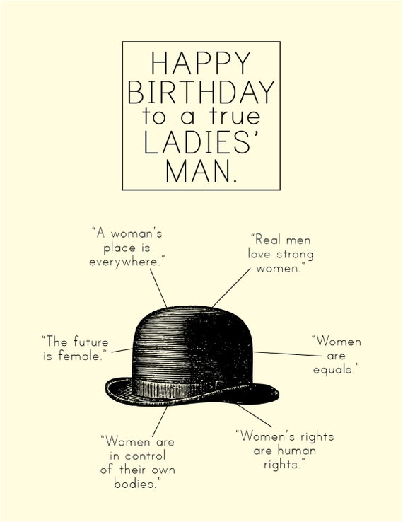 Happy Birthday to a Ladies' Man Progressive |