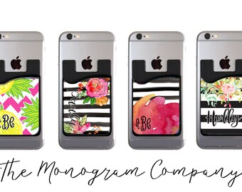 custom cell phone card holder personalized credit card holder cell phone card caddy id credit card holder personalized gift monogram gift - Phone Card Holder Custom custom cell phone card holder personalized credit card holder cell phone card caddy id credit card holder personalized gift monogram gift - Phone Card Holder Custom