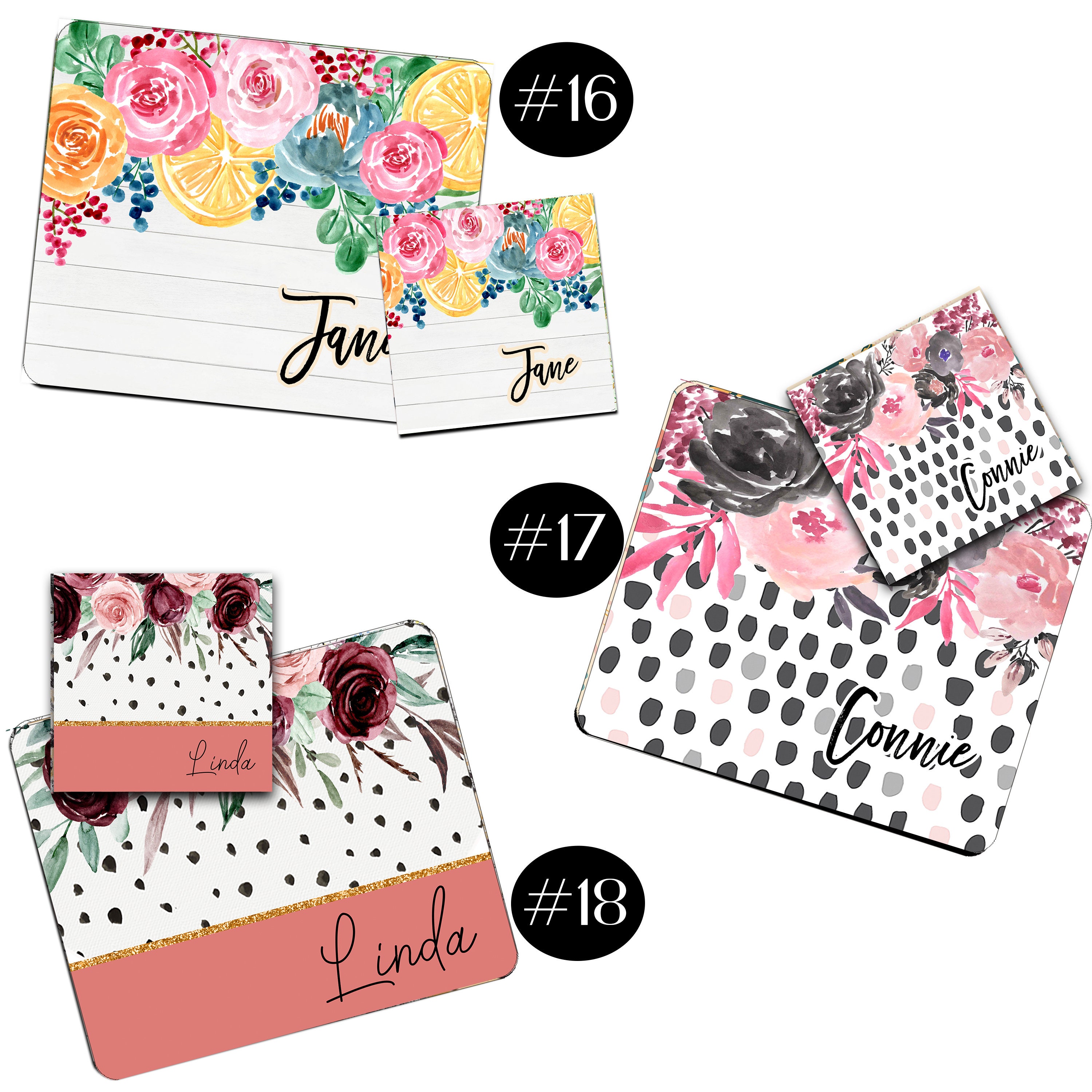 Personalized Mouse Pad & Coaster Desk Set Matching Desk Set Etsy