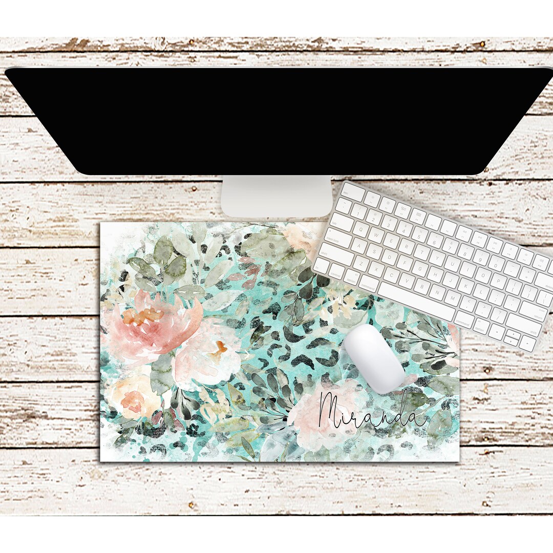 LARGE 12x18 Personalized Desk Pads Monogrammed Desk Pad Etsy