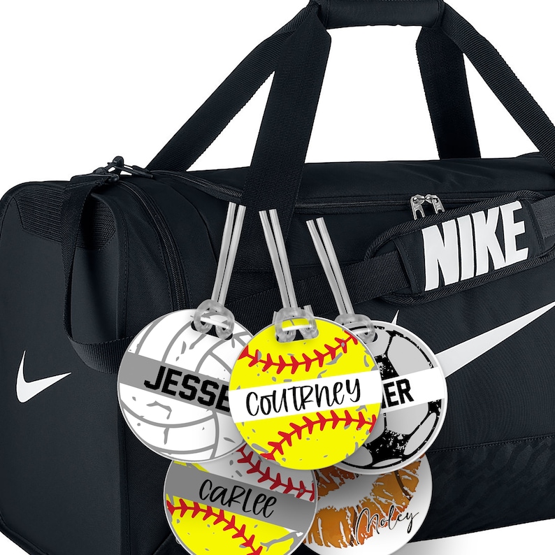 Personalized Sports Bag Tagluggage Tagpersonalized Backpack Etsy