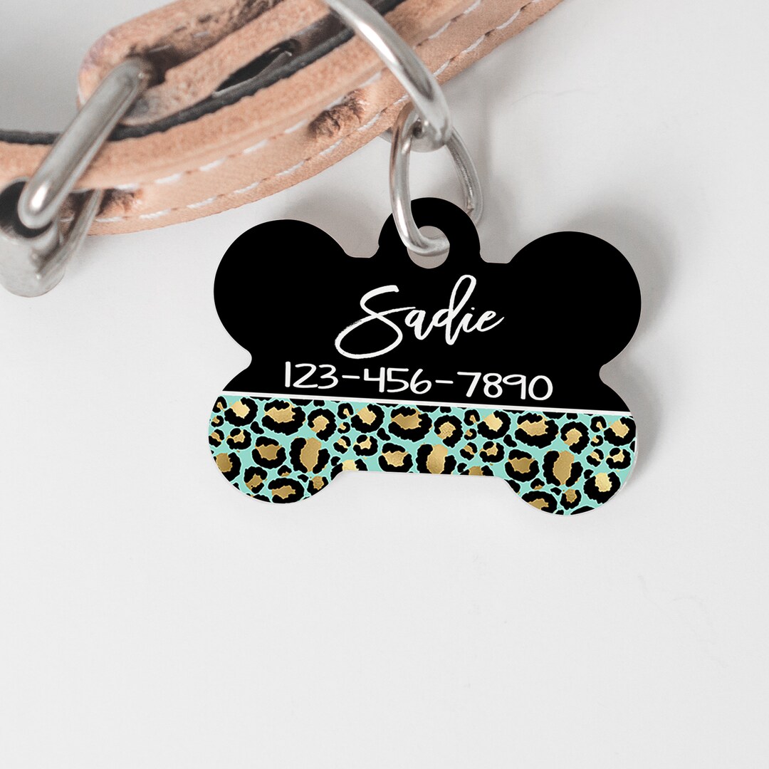 Pet Tag ID Tag With Namenew Large Pet Tag, 2x 1.25bone Tag