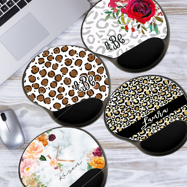 Personalized Mouse Pads Get Wrist Support Teacher Etsy