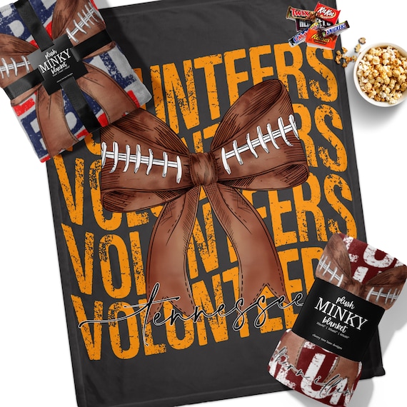 Personalized Football Game Day Blanket Custom Stadium Blanket Football Mom Blanket Personalized Sports Team Gift Sports Coach Gift Etsy