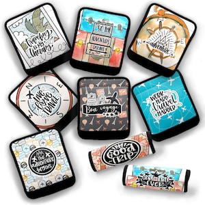 Inspirational Luggage Handle Wrap: Custom Neoprene Suitcase Finder