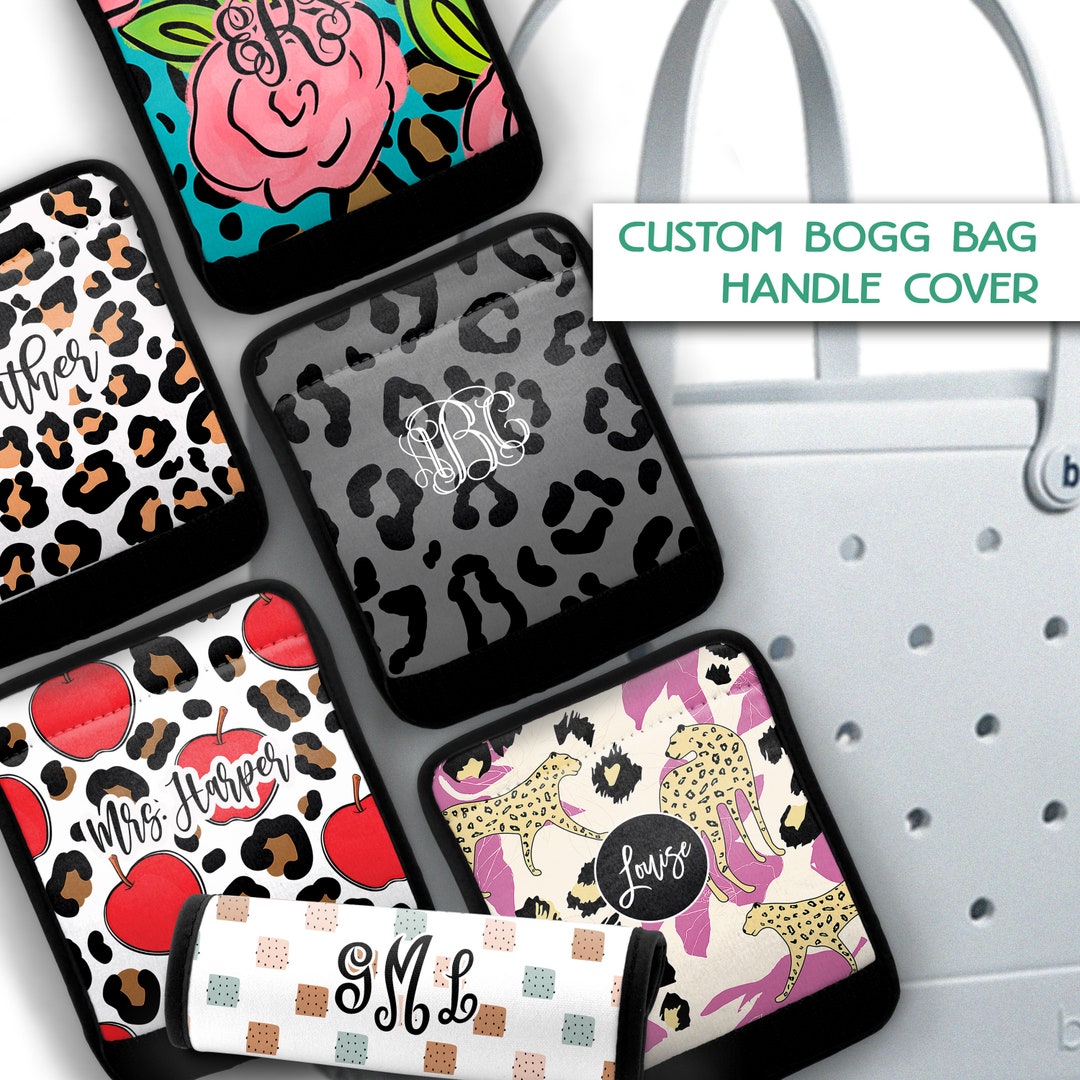 Personalized Bogg Bag Handle Wrap, Personalized Luggage Handle ID, Bogg