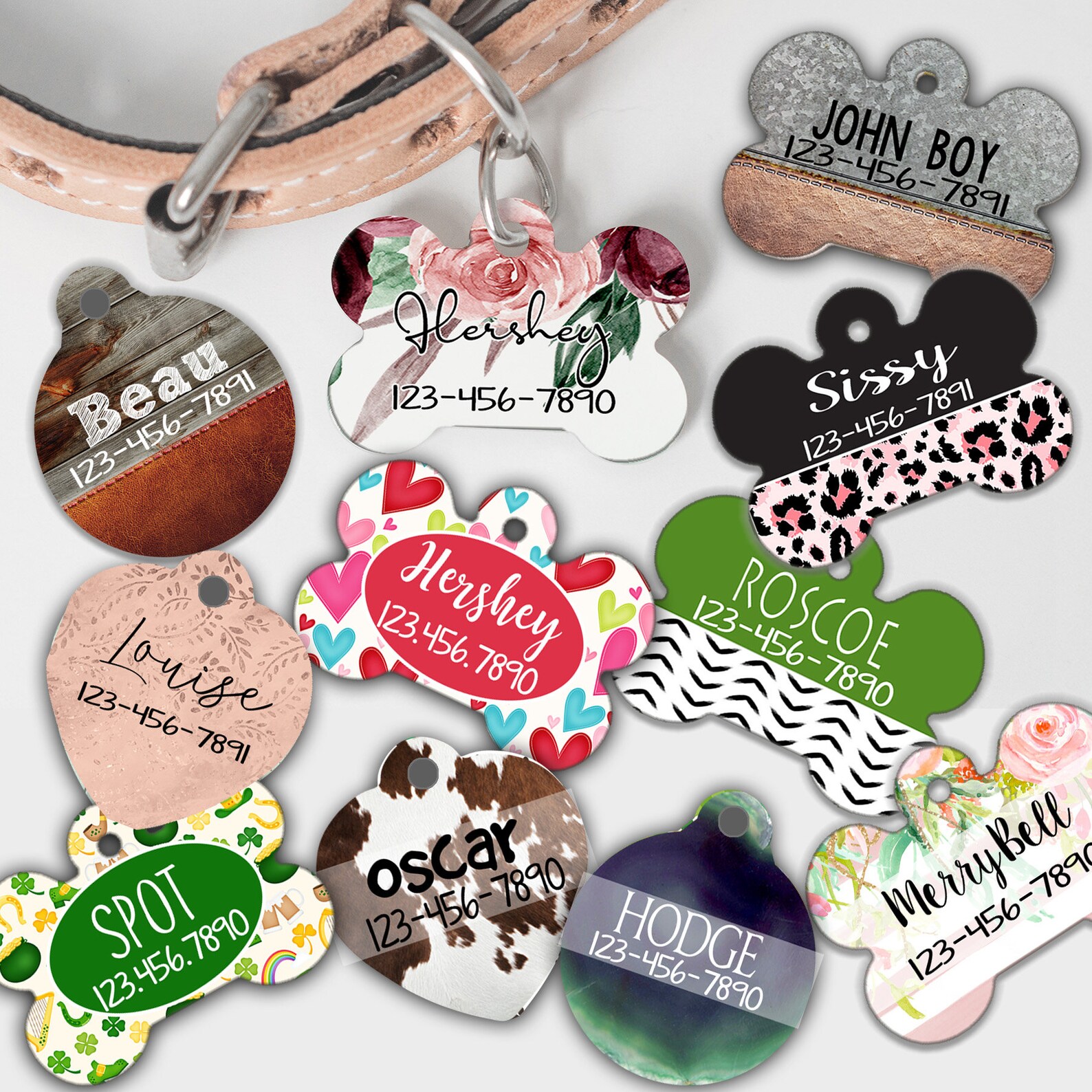 Custom Pet ID Tagpersonalized Pet ID Tag Pet ID Tagdog or Etsy