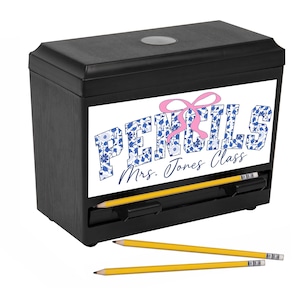 Personalized Teacher Pencil Dispenser Decal Digital Download - Print Your Own