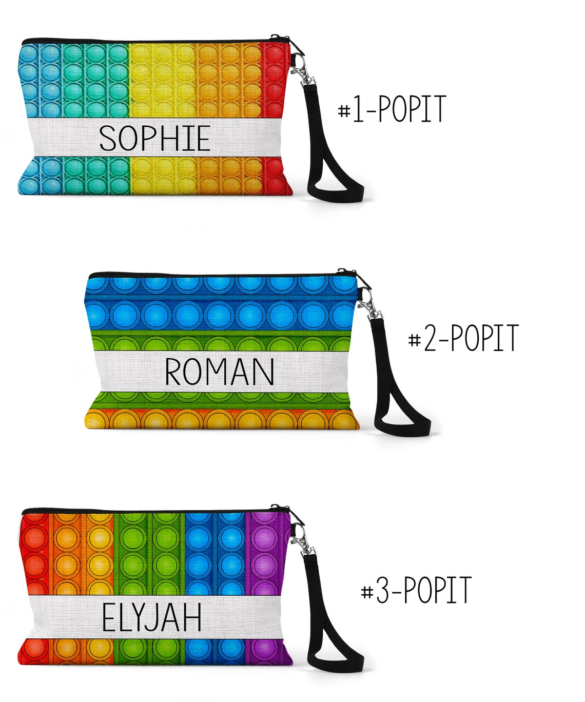 Personalized Fidget Pop Carry Bag fidget Bag Small Device Etsy