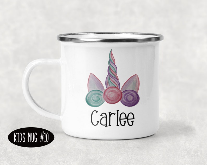 Engraved Enamel Mug Personalised Hot Chocolate Mug