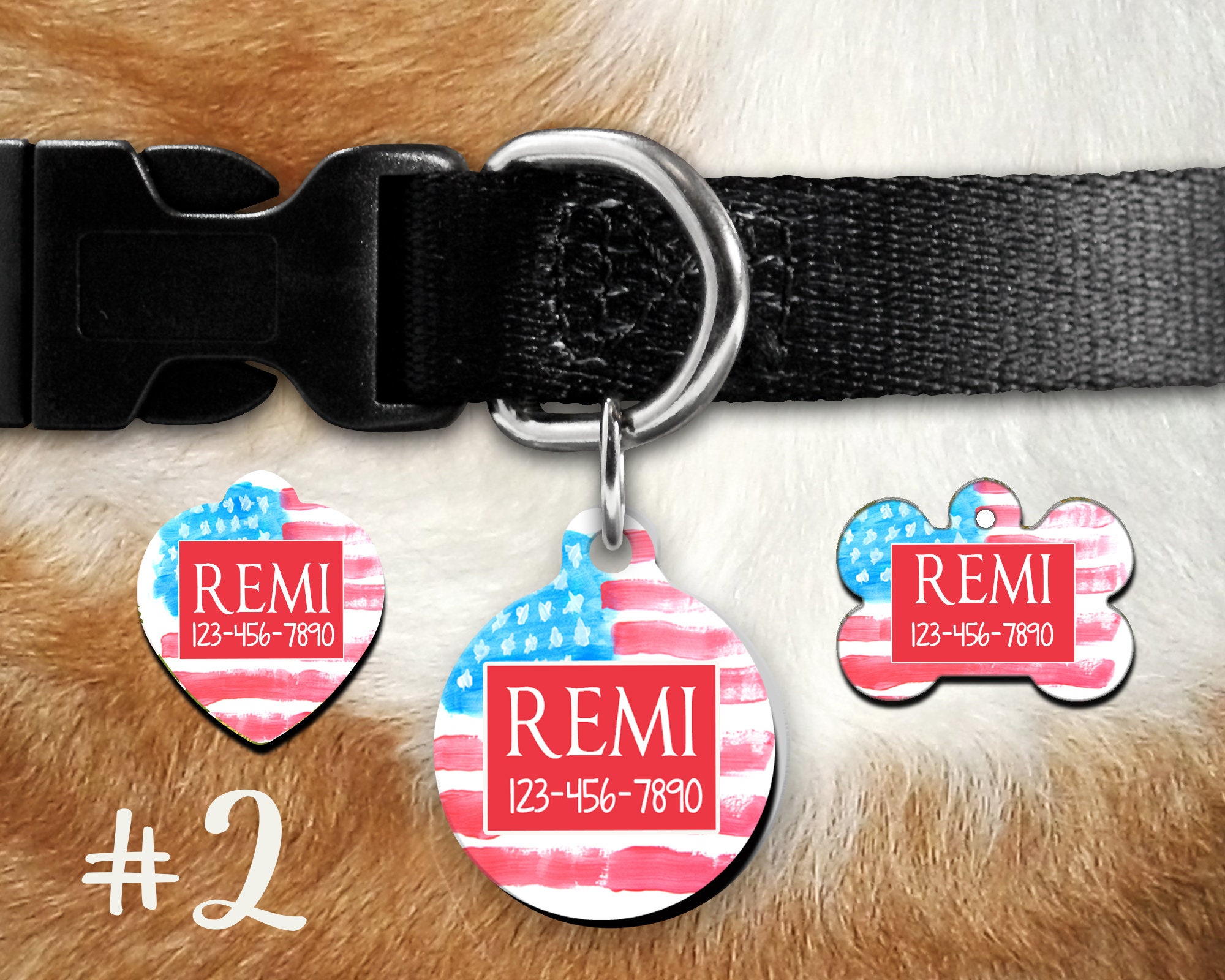 Free ShippingPersonalized Dog or Cat ID Tag Pet ID TagDog Etsy