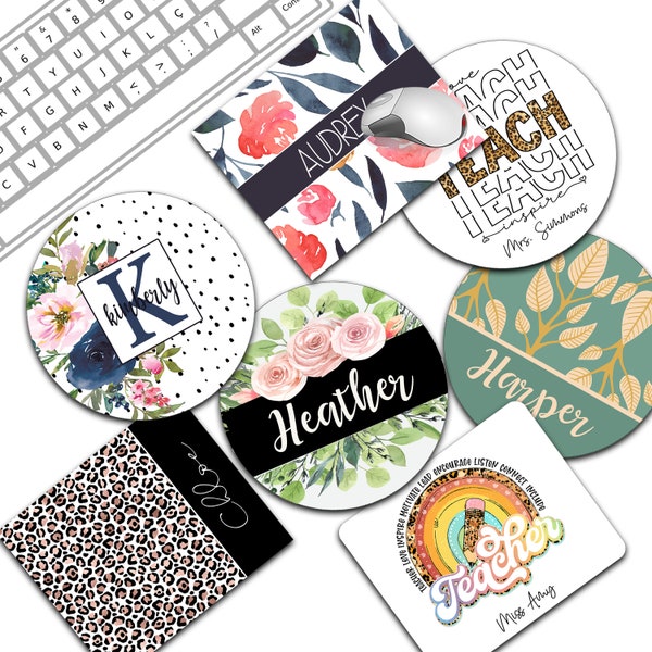 Personalized Mouse Pad Etsy