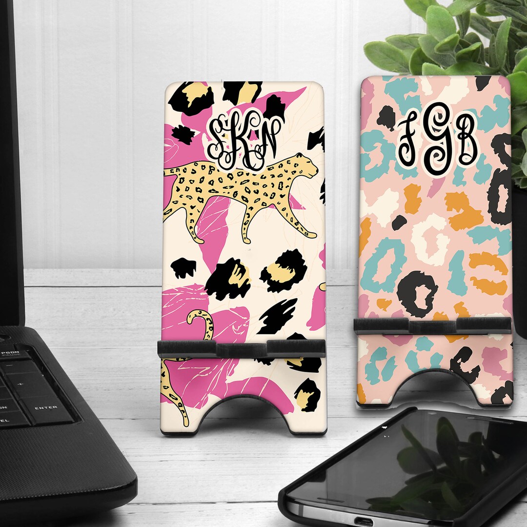Custom Phone Stand, Personalized Phone Stand, Monogrammed Phone Accessory, Custom Desk Accessory