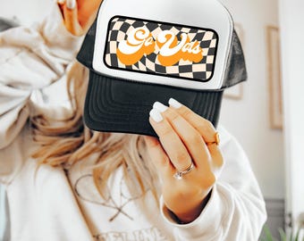 Personalized Game Day Trucker Hat: School Team Colors