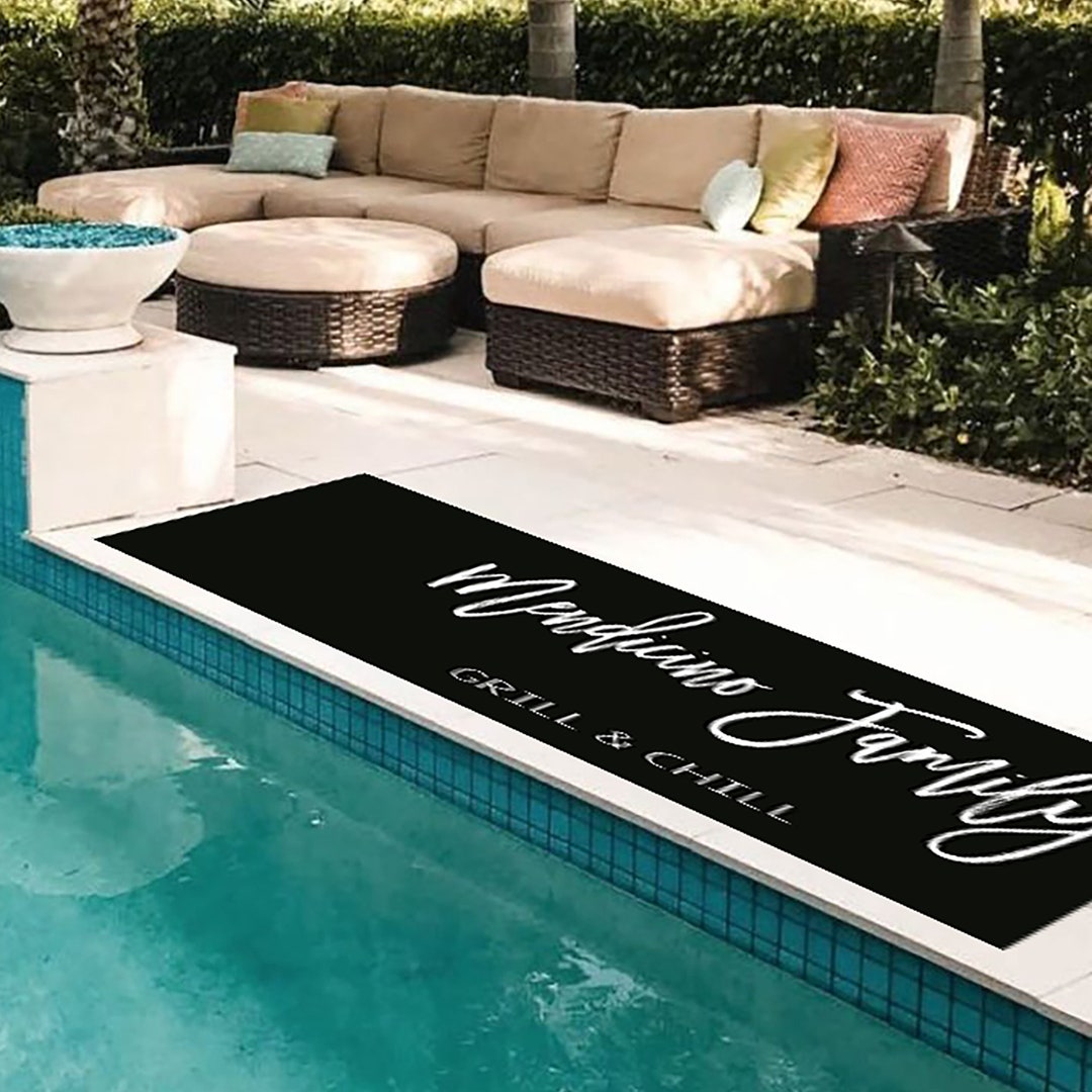 Poolsidedock Custom Runner Mat Personalized Dock Mat 24x68 Runner Mat