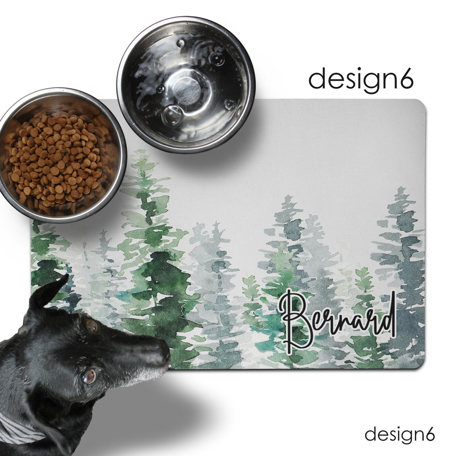 Personalized Large Pet Placemat Monogram Your Pet Dog or Cat Etsy
