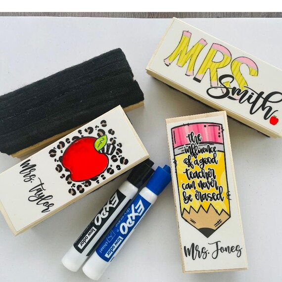 Personalized Teacher Dry Eraser Personalized Teacher Etsy