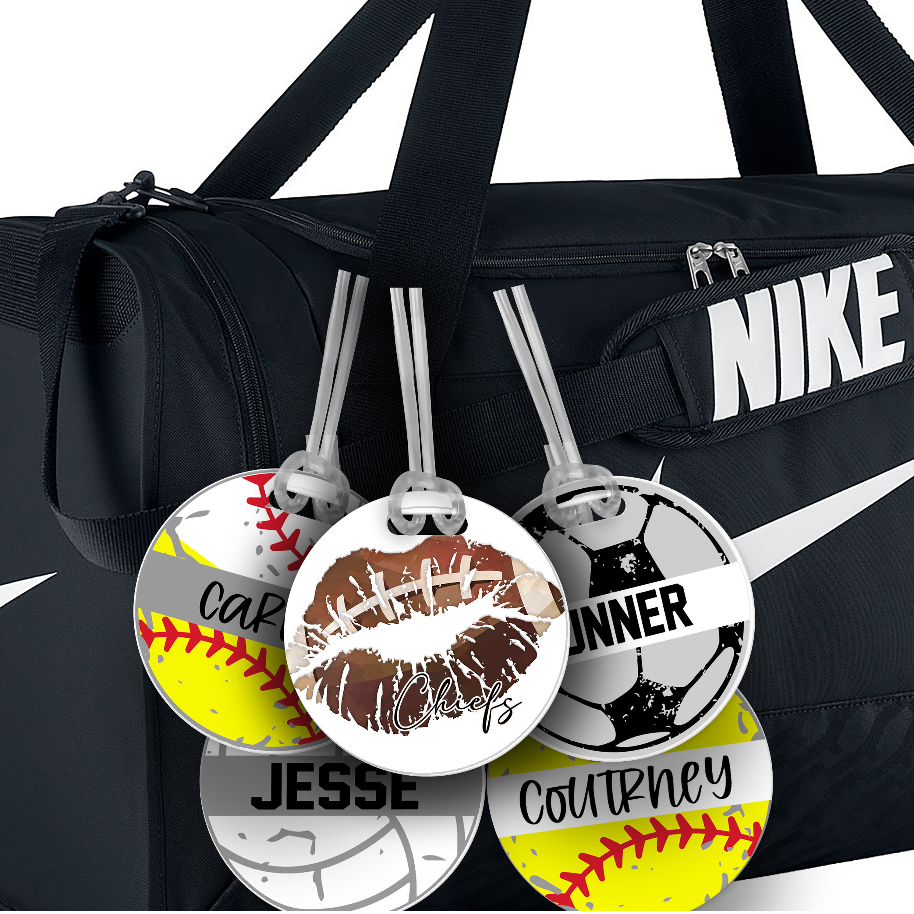 Personalized Sports Bag TagLuggage TagPersonalized Backpack Etsy