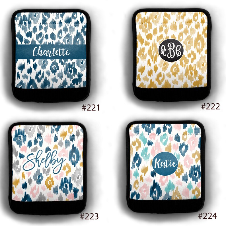 Personalized Luggage Handle Wrap Personalized Luggage Wrap Etsy