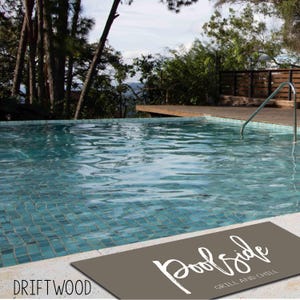 Personalized Poolside Runner Mat: Custom Lake House Decor - Etsy